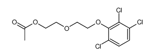 1-(2-acetoxy-ethoxy)-2-(2,3,6-trichloro-phenoxy)-ethane Structure