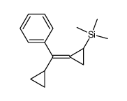 1-cyclopropyl-1-phenyl-3-trimethylsilylmethylenecyclopropane结构式