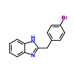 2-(4-溴苄基)-1H-苯并咪唑结构式