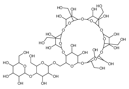 6-O-Alpha-麦芽糖基-Alpha-环糊精结构式