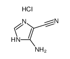 5-amino-1H-imidazole-4-carbonitrile hydrochloride Structure