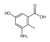 3-Amino-5-hydroxy-2-methylbenzoic acid结构式