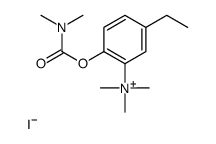 (5-Ethyl-2-hydroxyphenyl)trimethylammonium iodide dimethylcarbamate (e ster) Structure