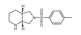 (R,R)-6-(toluene-4-sulfonyl)-octahydro-pyrrolo[3,4-b]pyridine结构式