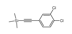 [(3,4-dichlorophenyl)ethynyl](trimethyl)silane Structure