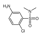 5-氨基-2-氯-N,N-二甲基苯磺酰胺结构式