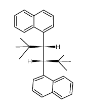 DL-2,2,5,5-tetramethyl-3,4-di-1-naphthylhexane结构式