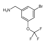 3-Bromo-5-(trifluoromethoxy)benzylamine structure