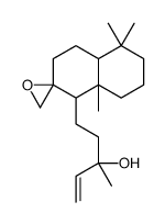 5-(5,5,8a-trimethylspiro[3,4,4a,6,7,8-hexahydro-1H-naphthalene-2,2'-oxirane]-1-yl)-3-methylpent-1-en-3-ol结构式