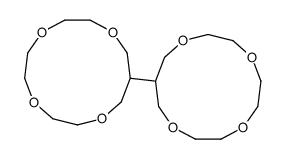 12-(1,4,7,10-tetraoxacyclotridec-12-yl)-1,4,7,10-tetraoxacyclotridecane结构式