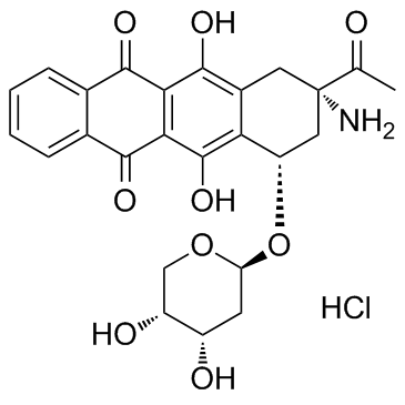Amrubicin hydrochloride Structure
