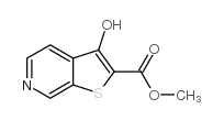 3-羟基噻吩并[2,3-c]吡啶-2-羧酸甲酯结构式