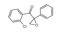 2-(2-chlorobenzoyl)-2-phenyloxirane结构式