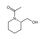 2-Piperidinemethanol, 1-acetyl-, (2S)- (9CI)结构式