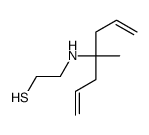 2-(4-methylhepta-1,6-dien-4-ylamino)ethanethiol结构式