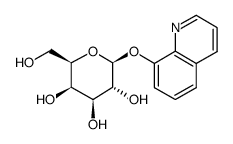 8-羟基喹啉-Β-D-半乳糖苷结构式