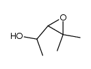 erythro-1-(3,3-dimethyl-oxiranyl)-ethanol结构式