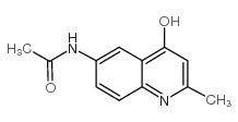 6-乙酰氨基-4-羟基-2-甲基喹啉结构式