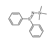 S,S-diphenyl-N-(trimethylsilyl)sulfimine Structure