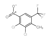 2,3-二氯-6-三氟甲基-4-硝基甲苯结构式