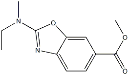 methyl 2-(ethyl(methyl)amino)benzo[d]oxazole-6-carboxylate Structure