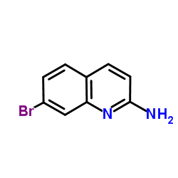 2-氨基-7-溴喹啉结构式