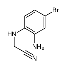 2-((2-Amino-4-bromophenyl)amino)acetonitrile Structure
