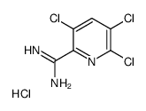 3,5,6-三氯吡啶甲酰胺盐酸盐结构式