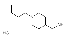 (1-butylpiperidin-4-yl)methanamine,hydrochloride Structure