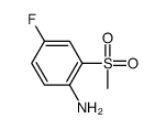 4-Fluoro-2-(methylsulfonyl)aniline structure