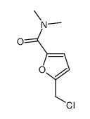 5-(氯甲基)-N,N-二甲基呋喃-2-甲酰胺结构式