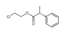 chloroethyl (R)-α-methylphenylacetate Structure
