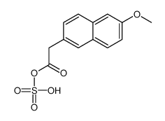 Demethyl Naproxen Sulfate结构式