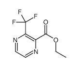 Ethyl 3-(trifluoromethyl)pyrazine-2-carboxylate structure