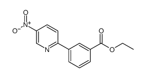 Ethyl 3-(5-nitropyridin-2-yl)benzoate Structure
