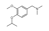 (4-isopropoxy-3-methoxyphenyl)-N,N-dimethylmethanamine Structure