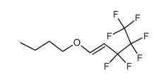 1-butoxy-3,3,4,4,5,5,5-heptafluoro-1-pentene结构式
