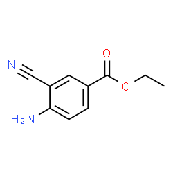 4-氨基-3-氰基苯甲酸乙酯结构式
