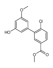 methyl 4-chloro-3-(3-hydroxy-5-methoxyphenyl)benzoate Structure
