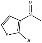 2-溴-3-(甲基亚磺酰基)噻吩结构式