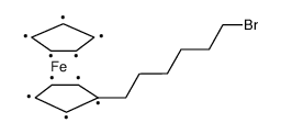 (6-溴己基)二茂铁结构式