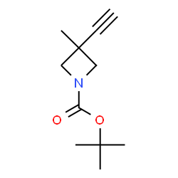 tert-butyl 3-ethynyl-3-methylazetidine-1-carboxylate Structure