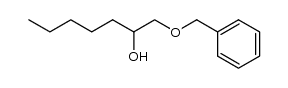 1-(benzyloxy)heptan-2-ol结构式
