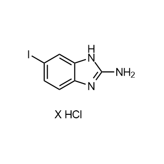 6-Iodo-1H-benzo[d]imidazol-2-amine(hydrochloride) Structure