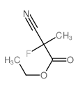 Propanoic acid,2-cyano-2-fluoro-, ethyl ester Structure