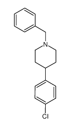 N-benzyl-4-(4-chlorophenyl) piperidine Structure