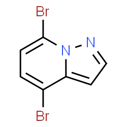 4,7-Dibromopyrazolo[1,5-a]pyridine Structure
