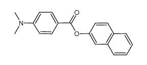 2-naphthyl 4-(dimethylamino)benzoate结构式