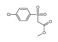 Methyl [(4-chlorophenyl)sulfonyl]acetate结构式