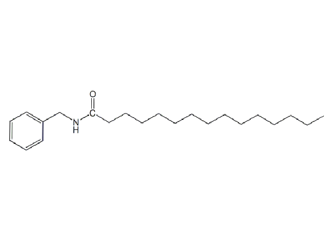 N-(Phenylmethyl)pentadecanamide structure